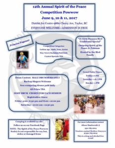 12th Annual Spirit of The Peace Powwow @ District of Taylor ICe Centre | Taylor | British Columbia | Canada